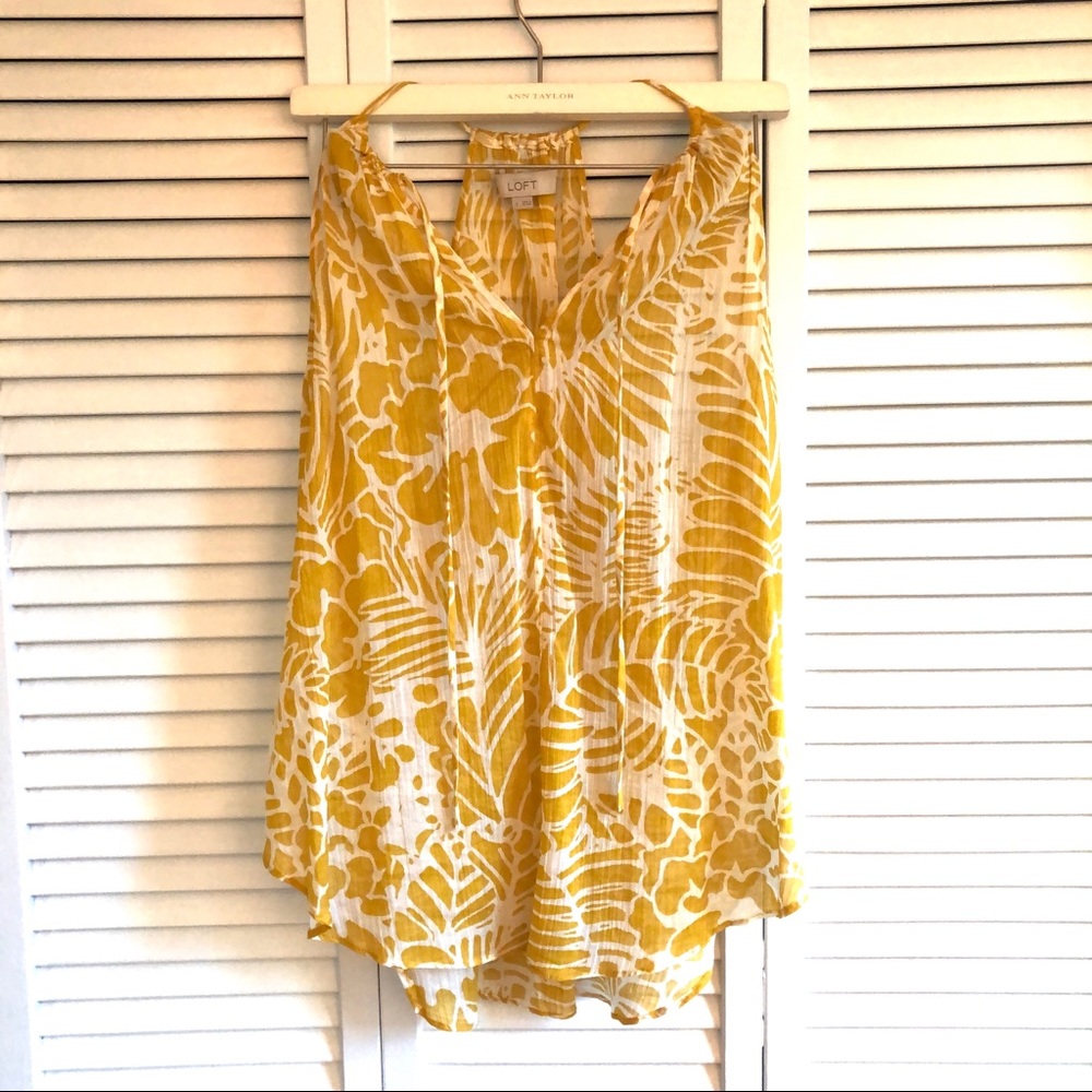 LOFT tropical print tank